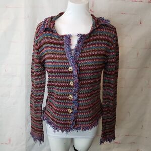 Relais knitware cardigan small